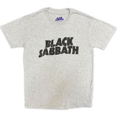 T-shirt Black Sabbath Black Wavy Logo