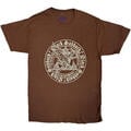 Black Sabbath Henry Pyramid Emblem Chocolate Brown S Shirt