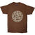 T-Shirt Black Sabbath Henry Pyramid Emblem Chocolate Brown 2XL T-Shirt
