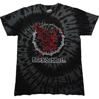 Koszulka Black Sabbath Red Henry Wash Collection Black L Koszulka - 1