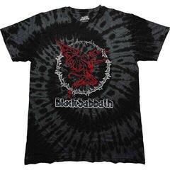 Skjorte Black Sabbath Red Henry Wash Collection Black 2XL Skjorte