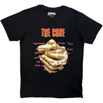 T-Shirt The Cure Praying Hands Treasure Lyric Black L T-Shirt - 1