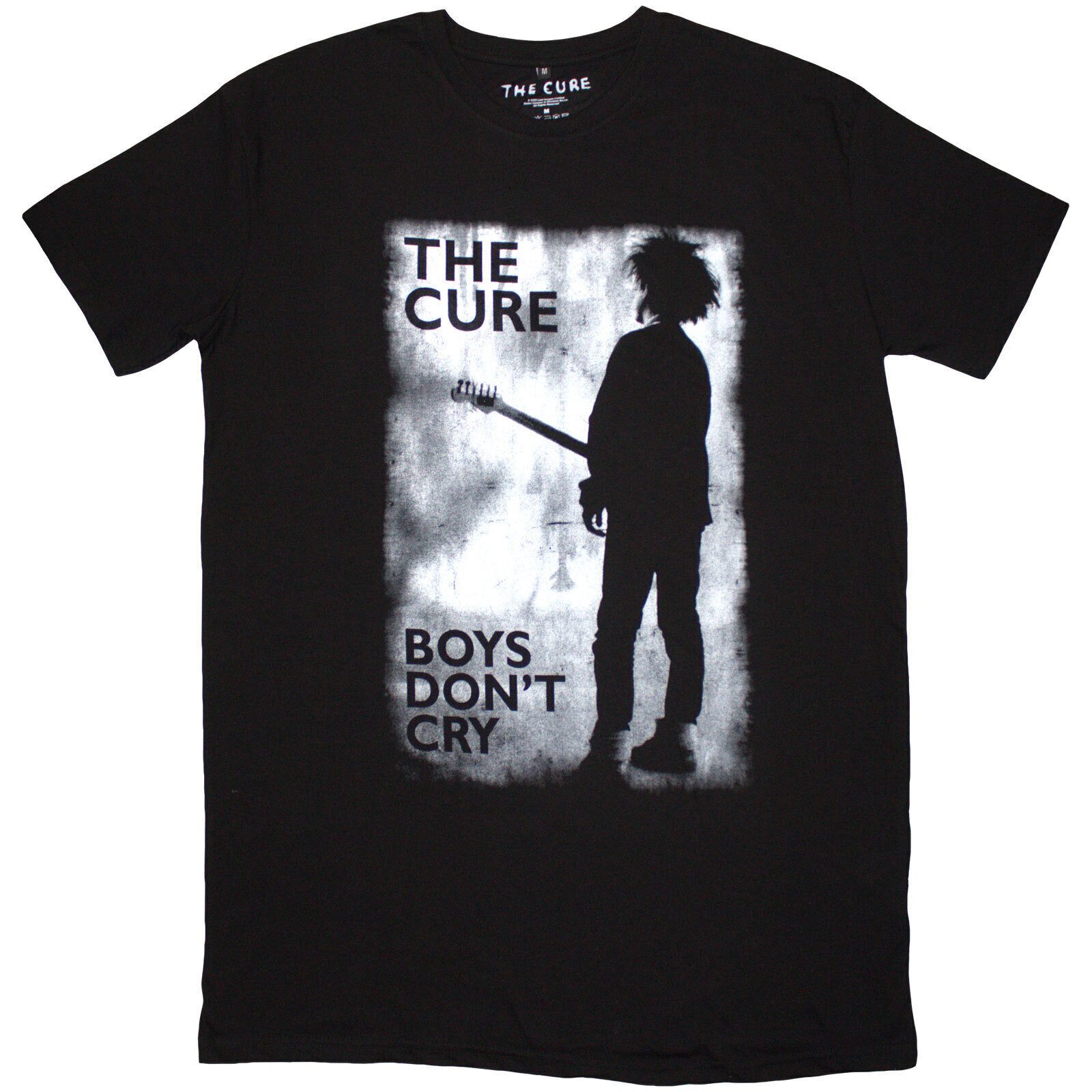 Skjorte The Cure Boys Don't Cry B&W Black XL Dame Skjorte