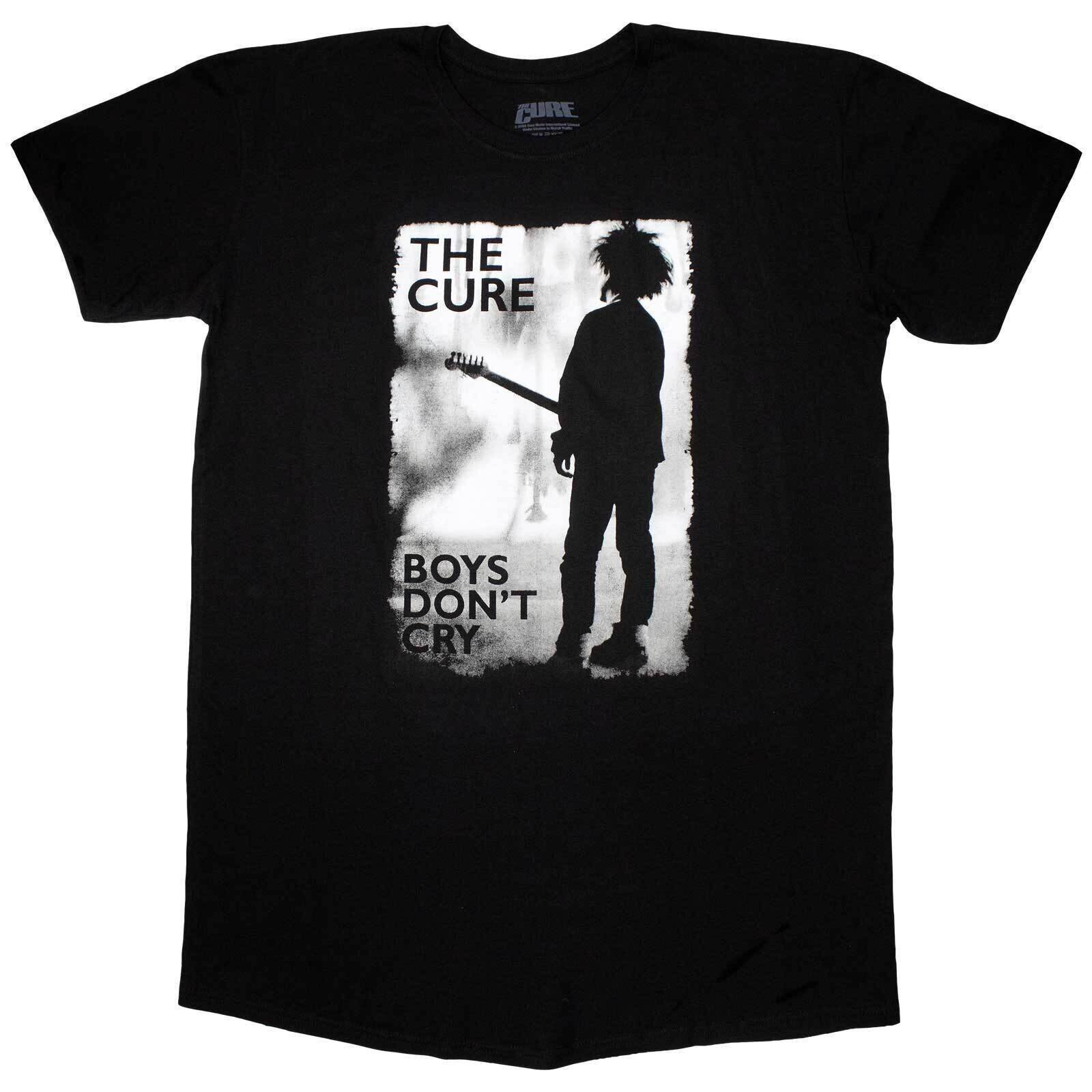 T-shirt The Cure Boys Don't Cry Black & White Black M Femme T-shirt