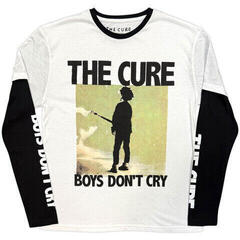 T-shirt The Cure Boys Don't Cry Box Sleeve Print Black & White XL T-shirt