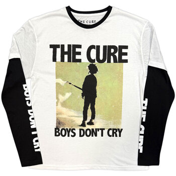 Shirt The Cure Boys Don't Cry Box Sleeve Print Black & White 2XL Shirt - 1