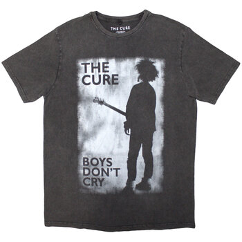 Tricou The Cure Boys Don't Cry Black & White Gri cărbune L Tricou - 1