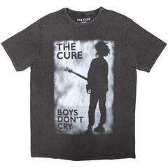 T-shirt The Cure Boys Don't Cry Black & White Charcoal Grey XL T-shirt