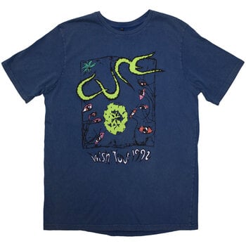 Skjorta The Cure Wish Tour '92 (Back Print) Denim Blue 2XL Skjorta - 1