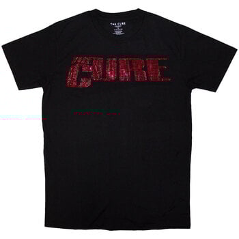 T-Shirt The Cure Logo Embellished Black L T-Shirt - 1