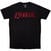 T-Shirt The Cure Logo Embellished Black L T-Shirt