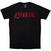 T-shirt The Cure Logo Embellished Black 2XL T-shirt