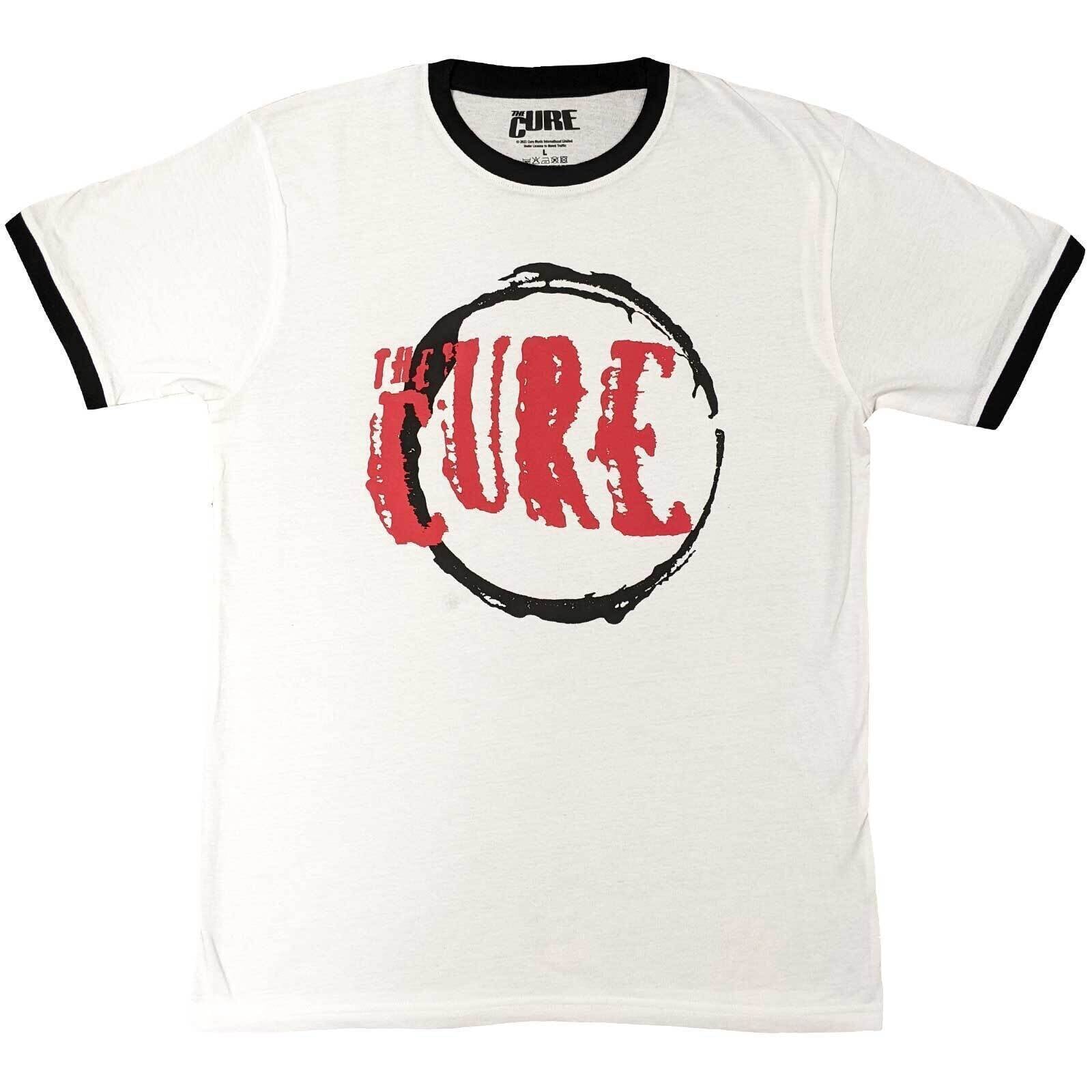 T-Shirt The Cure Circle Logo White L T-Shirt