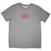 T-shirt The Cure Mini Logo Grey XL T-shirt