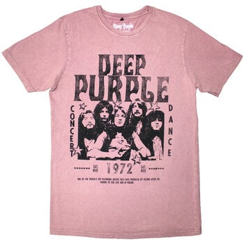 T-skjorte Deep Purple 1972 Concert Kashmir Red 2XL T-skjorte - 1