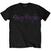 T-Shirt Deep Purple Vintage Logo Black XL T-Shirt