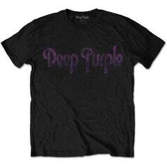 Skjorte Deep Purple Vintage Logo Black 2XL Skjorte