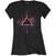 Camiseta de manga corta Pink Floyd Dark Side of the Moon Pink Splatter Black L De mujer Camiseta de manga corta