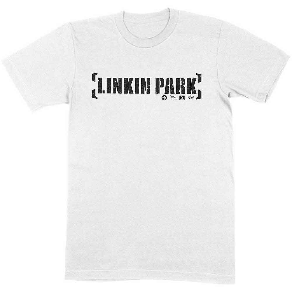 Tricou Linkin Park Bracket Logo White XL Tricou