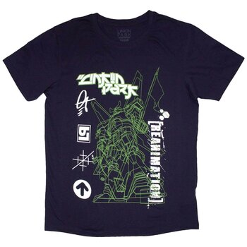 Majica Linkin Park Reanimation Robot Sketch Navy Blue 2XL Majica - 1