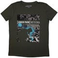 Linkin Park Meteora Drip Collage Green S Feminino T-shirt