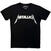 T-shirt Metallica Logo Black XL T-shirt
