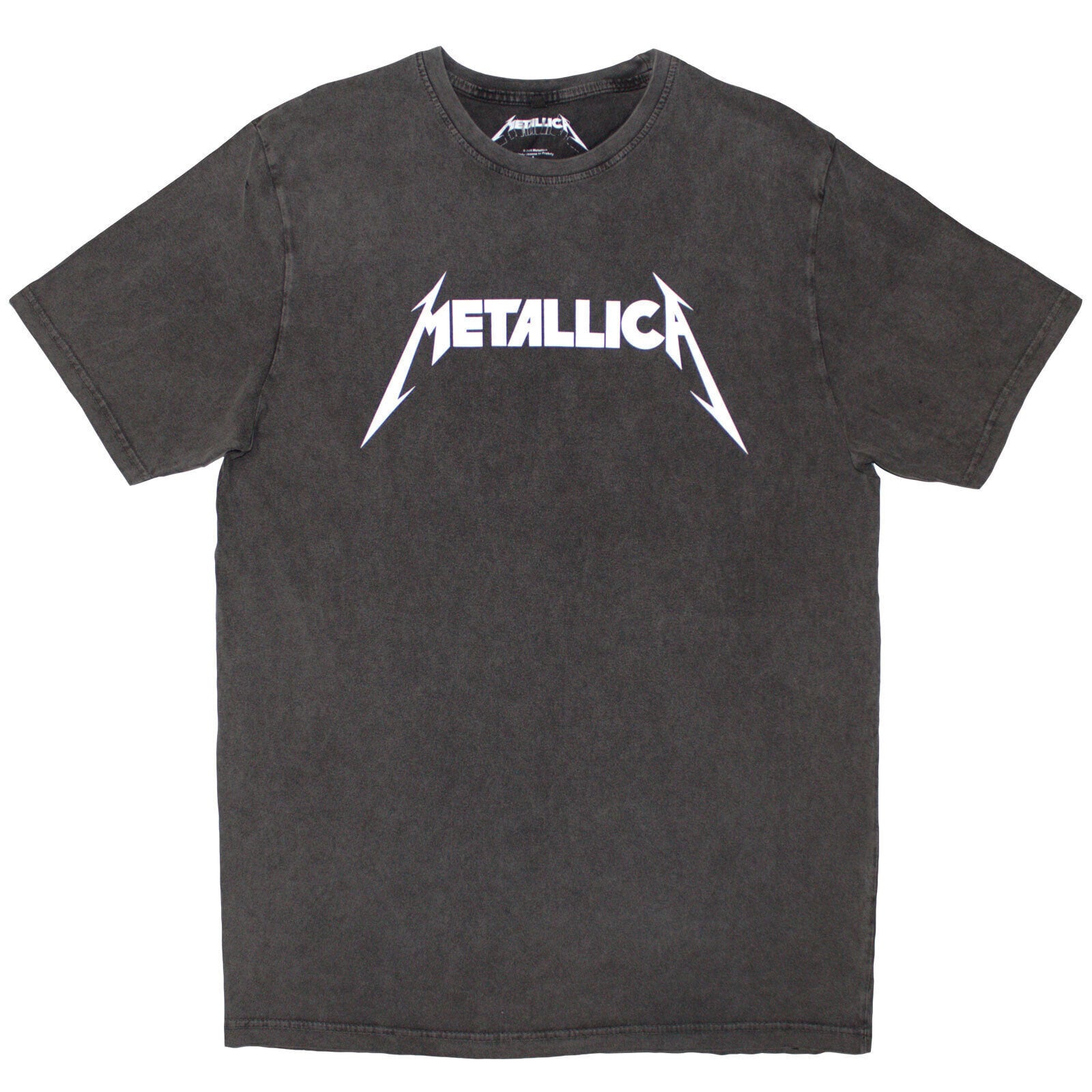 Tricou Metallica Logo Gri cărbune S Tricou
