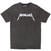 T-shirt Metallica Logo Charcoal Grey L T-shirt