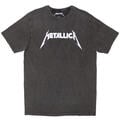 Metallica Logo Charcoal Grey L T-särk