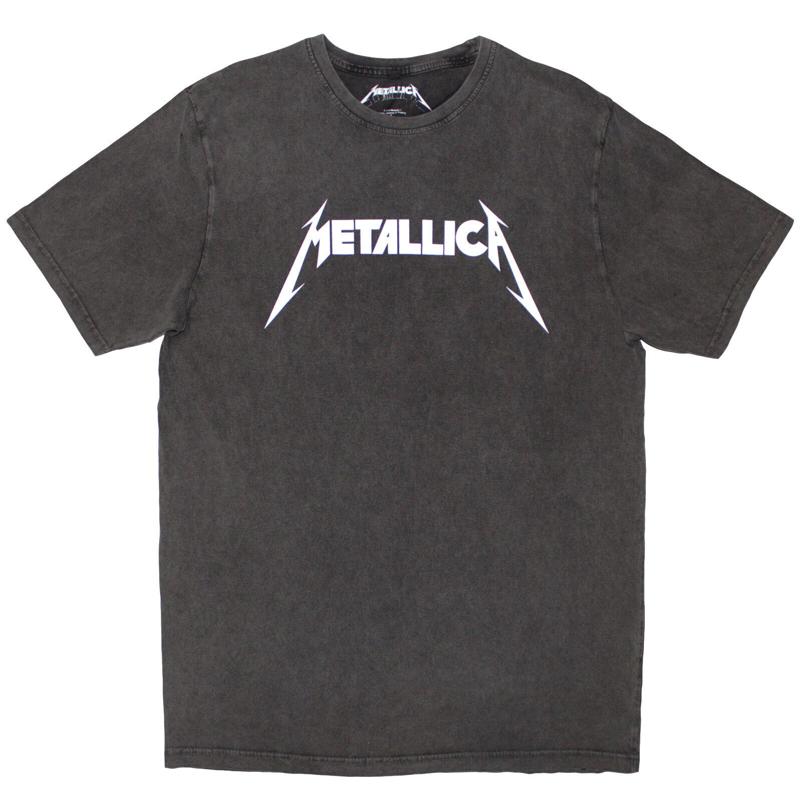 T-Shirt Metallica Logo Charcoal Grey 2XL T-Shirt