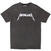 T-Shirt Metallica Logo Charcoal Grey 2XL T-Shirt