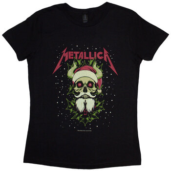 Košulja Metallica Santa Horns Black 2XL Ženske Košulja - 1