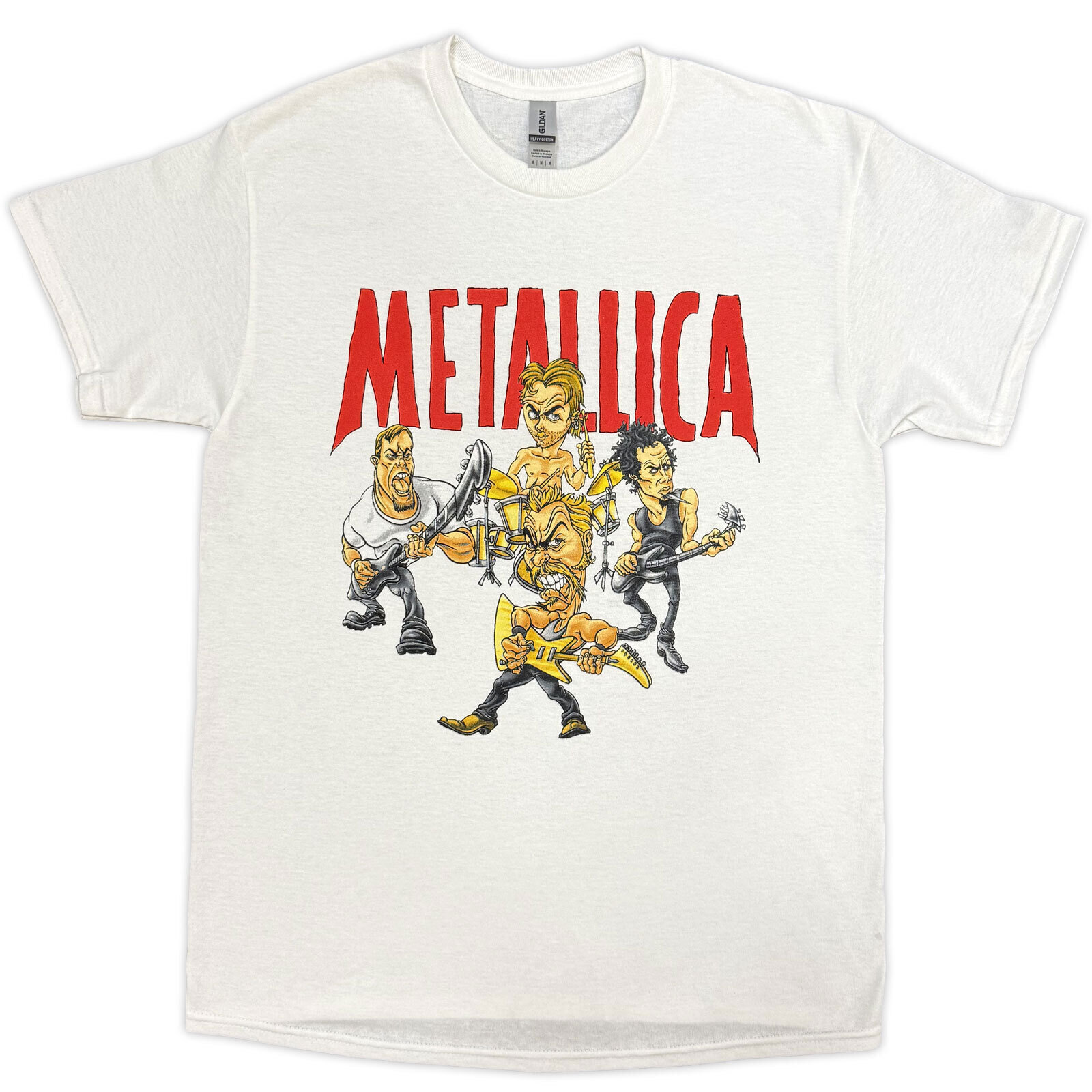 Tricou Metallica Load Chavez Cartoon Uni White S Tricou