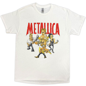T-Shirt Metallica Load Chavez Cartoon Uni White M T-Shirt - 1