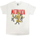 Metallica Load Chavez Cartoon Uni White L T-särk