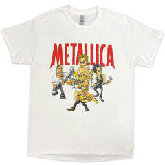T-shirt Metallica Load Chavez Cartoon Uni White XL T-shirt