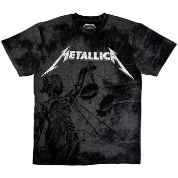 T-Shirt Metallica Justice Wash Collection Black 2XL T-Shirt - 1