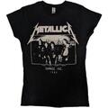 Metallica Masters of Puppets Photo Damage Inc Tour Black S Ladies T-Shirt