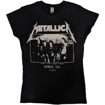 T-Shirt Metallica Masters of Puppets Photo Damage Inc Tour Black 2XL Ladies T-Shirt - 1