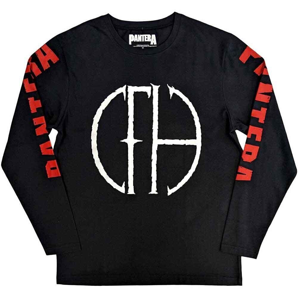 Košulja Pantera Frayed Logo Sleeve Print Black S Košulja