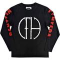 Pantera Frayed Logo Sleeve Print Black M T-Shirt