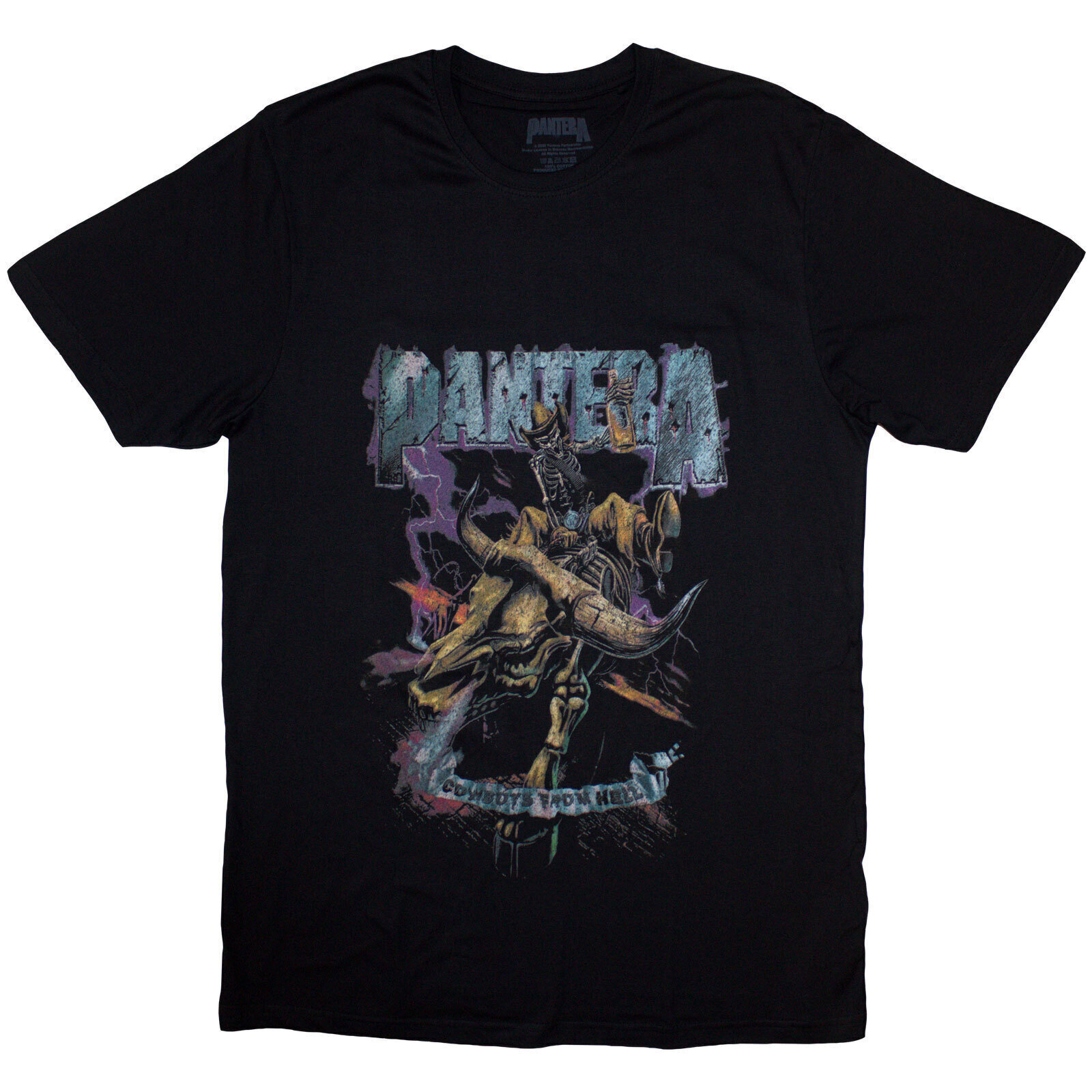 T-shirt Pantera Vintage Rider Black 2XL Feminino T-shirt