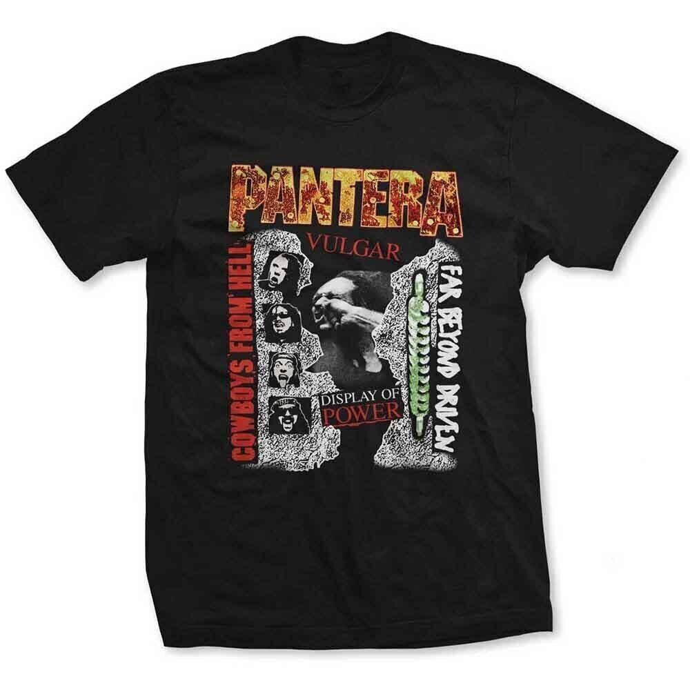 T-Shirt Pantera 3 Albums Black L T-Shirt
