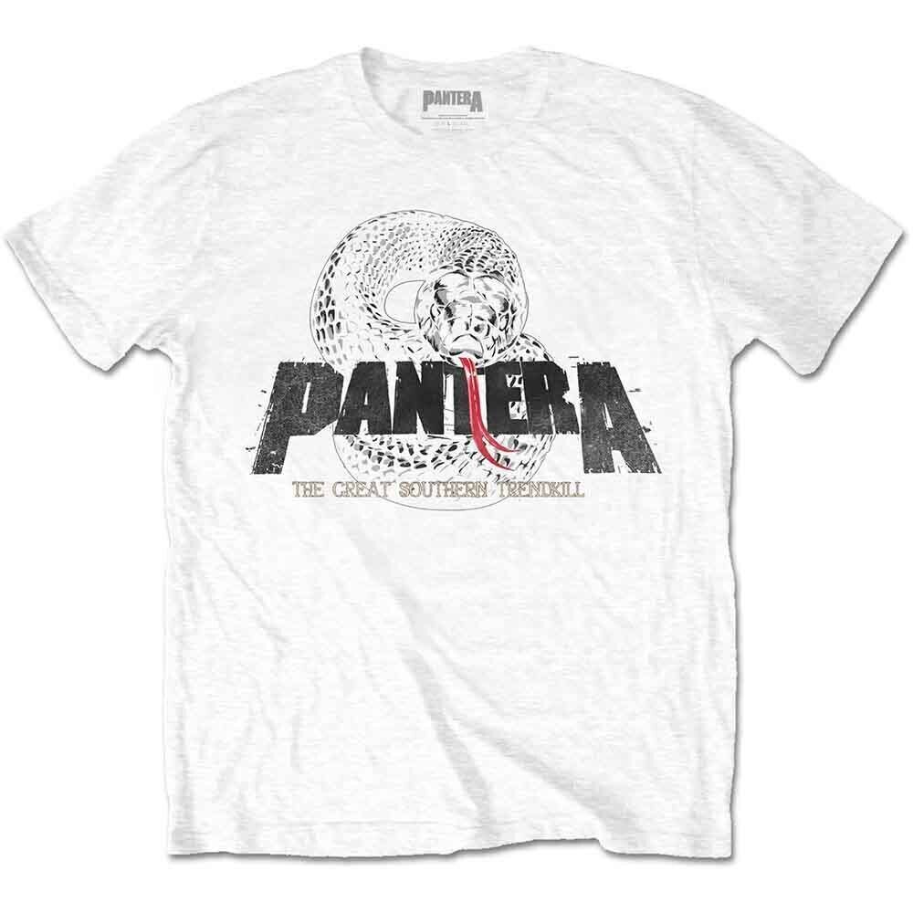 T-shirt Pantera Snake Logo White 2XL T-shirt