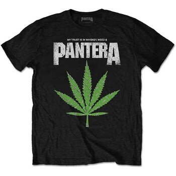Tricou Pantera Whiskey 'n Weed Black S Tricou - 1