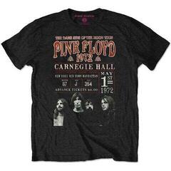 T-Shirt Pink Floyd Carnegie '72 Black 2XL T-Shirt