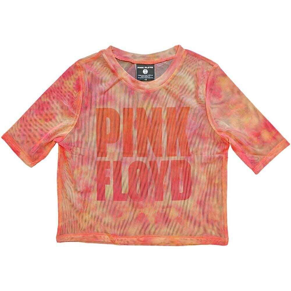 Tricou Pink Floyd Stacked Logo Mesh Pink M Damă Tricou