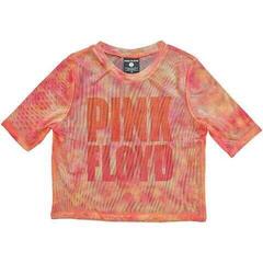 Tricou Pink Floyd Stacked Logo Mesh Pink XS Damă Tricou