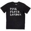 Pink Floyd Stencil Logo Black XL Camiseta de manga corta