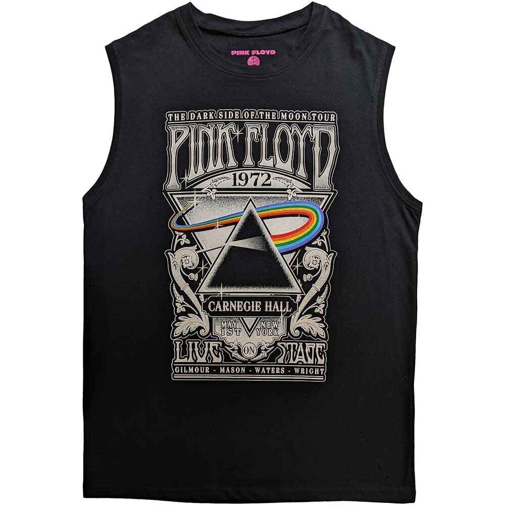 T-Shirt Pink Floyd Carnegie Hall Poster Tank Black 2XL T-Shirt